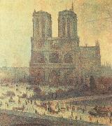 Luce, Maximilien Notre-Dame oil painting artist